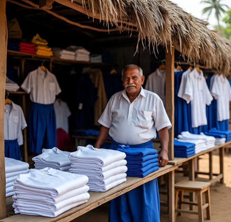 Pune zilla Parishad school teachers selling school uniforms :- शाळा अन् विद्यार्थ्यांना शिकविणे सोडून  झेडपी शाळांमधील काही गुरूजी करतात गणवेश विक्रीचा धंदा! 