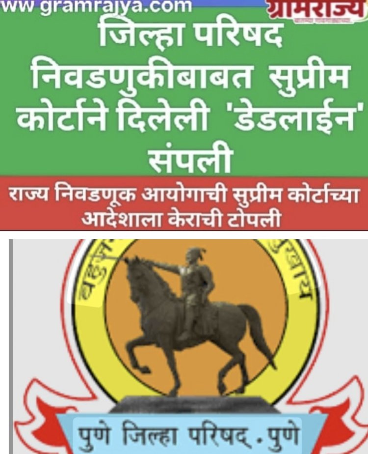 Z. P. Election, supreme courts deadline crossed : ...  आले राज्य निवडणूक आयोगाच्या मना, तेथे सुप्रीम कोर्टाचा आदेशही चालेना, सुप्रीम कोर्टाच्या आदेशाला चक्क केराची टोपली! 