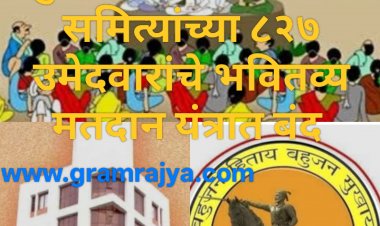 Pune Zilla Parishad election 2026 : पुणे जिल्हा परिषद आणि पंचायत समित्यांच्या ८२७ उमेदवारांचे भवितव्य मतदान यंत्रात बंद, उमेदवारांची धाकधूक वाढली! 
