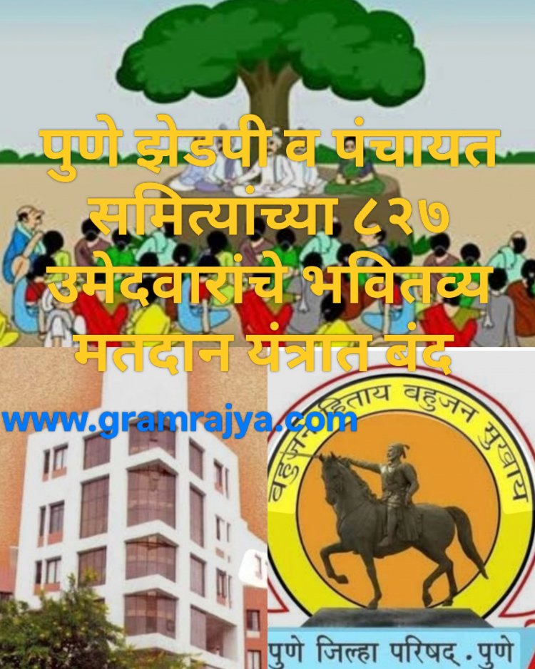 Pune Zilla Parishad election 2026 : पुणे जिल्हा परिषद आणि पंचायत समित्यांच्या ८२७ उमेदवारांचे भवितव्य मतदान यंत्रात बंद, उमेदवारांची धाकधूक वाढली! 