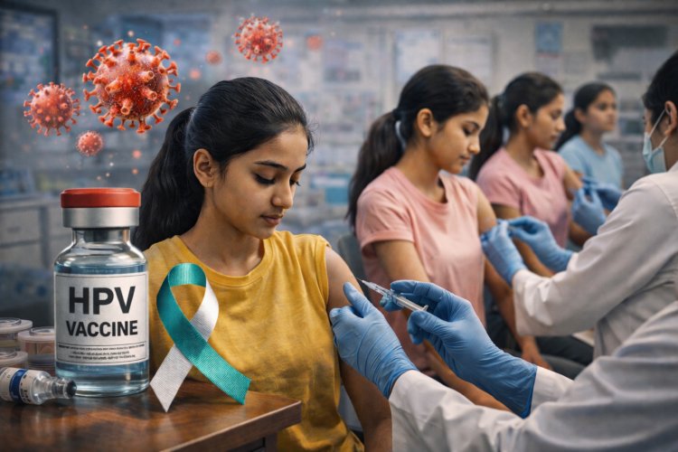 HPV Shield: देशभर ९ ते १४ वर्षे वयोगटातील किशोरी मुलींसाठी मोफत HPV लसीकरण; गर्भाशय मुखाच्या कर्करोगाविरुद्ध मोठे पाऊल.