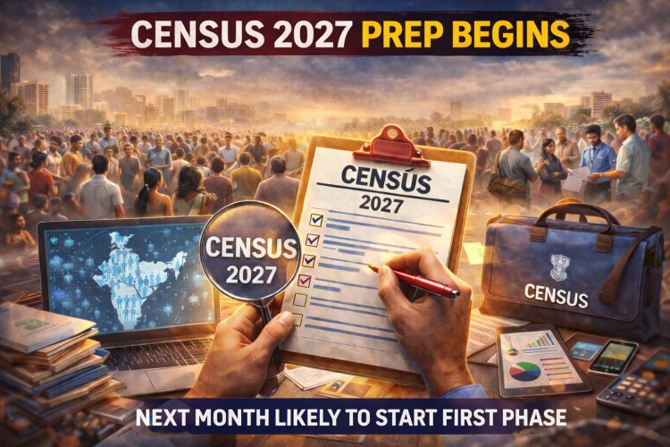 Census 2027 Prep Begins: जनगणना प्रक्रियेची तयारी सुरू; पुढील महिन्यात पहिला टप्पा सुरू होण्याची शक्यता.