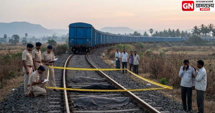 Panic on tracks: पालघरमध्ये मालगाडीखाली तिघा तरुणांचा मृत्यू.