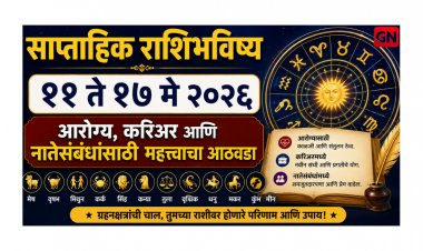 साप्ताहिक राशिभविष्य : ११ ते १७ मे २०२६ आरोग्य, करिअर आणि नातेसंबंधांसाठी महत्त्वाचा आठवडा