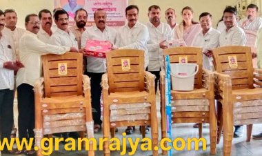 स्वर्गीय सोपानराव सहादू कामठे यांच्या पुण्यस्मरण दिनानिमित्त शैक्षणिक साहित्य वाटप!