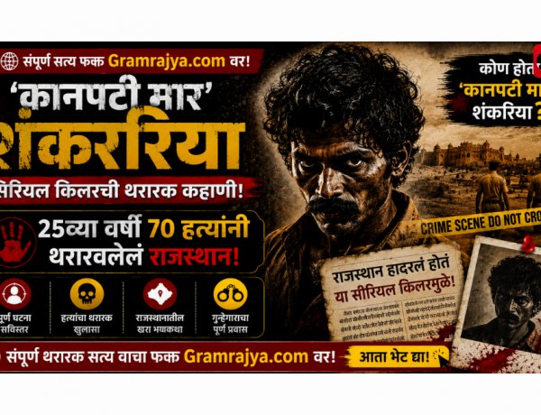 Kanpatimar Shankariya Serial Killer Crime Story: २५व्या वर्षी ७० हत्यांनी थरारवलेलं राजस्थान, कोण होता ‘कानपटी मार’ शंकरिया?