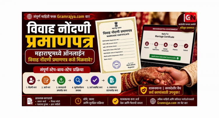 Marriage Certificate Apply २०२६: महाराष्ट्रमध्ये ऑनलाइन विवाह नोंदणी प्रमाणपत्र कसे मिळवावे? संपूर्ण स्टेप-बाय-स्टेप प्रक्रिया