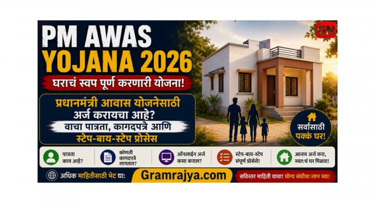 PM Awas Yojana 2026: घराचं स्वप्न पूर्ण करणारी योजना! प्रधानमंत्री आवास योजनेसाठी अर्ज करायचा आहे? वाचा पात्रता, कागदपत्रे आणि स्टेप-बाय-स्टेप प्रोसेस