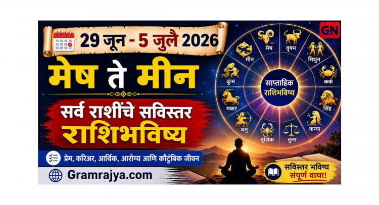29 जून–5 जुलै 2026: मेष ते मीन, सर्व राशींचे सविस्तर राशिभविष्य